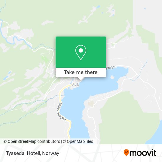 Tyssedal Hotell map