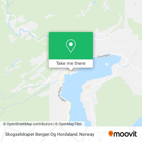 Skogselskapet Bergen Og Hordaland map