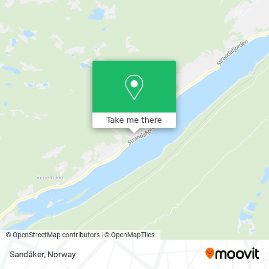 Sandåker map