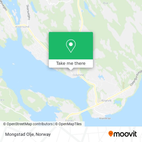 Mongstad Olje map