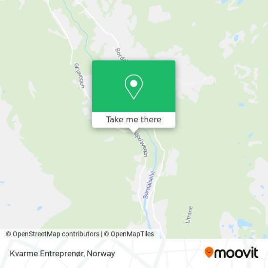 Kvarme Entreprenør map