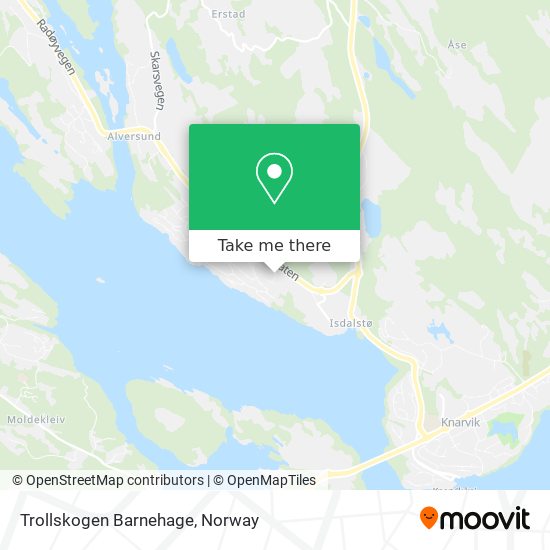 Trollskogen Barnehage map