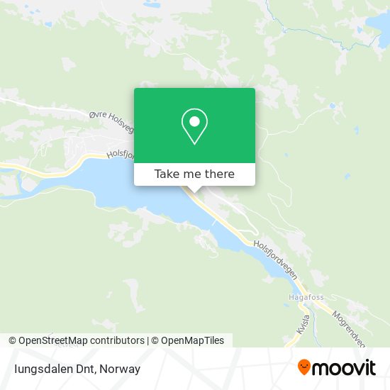 Iungsdalen Dnt map