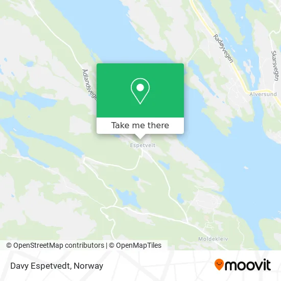 Davy Espetvedt map