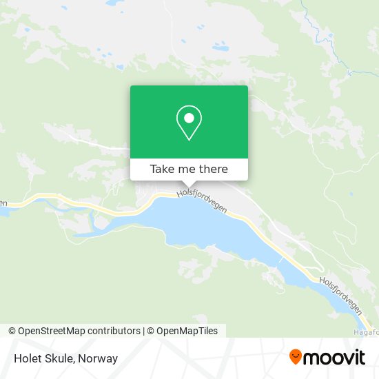 Holet Skule map