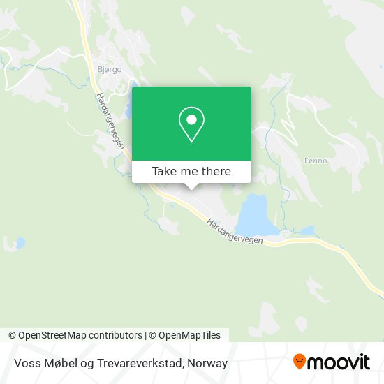Voss Møbel og Trevareverkstad map