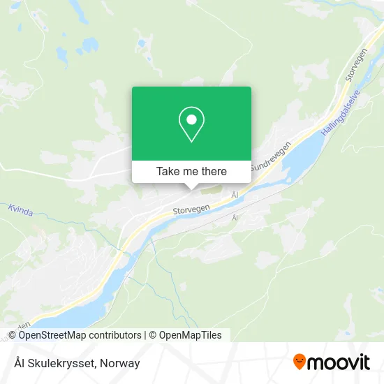 Ål Skulekrysset map