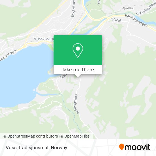 Voss Tradisjonsmat map