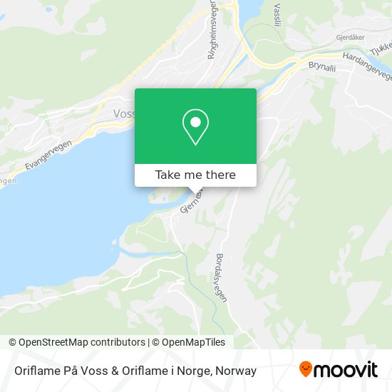 Oriflame På Voss & Oriflame i Norge map