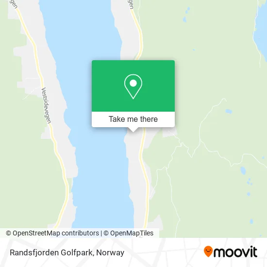 Randsfjorden Golfpark map