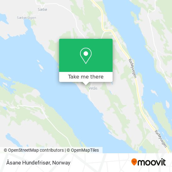 Åsane Hundefrisør map