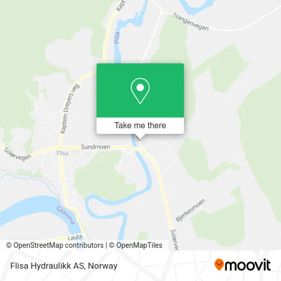 Flisa Hydraulikk AS map