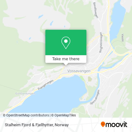 Stalheim Fjord & Fjellhytter map
