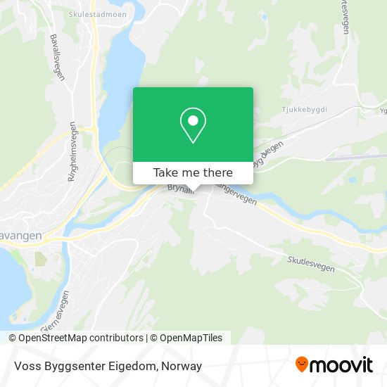 Voss Byggsenter Eigedom map