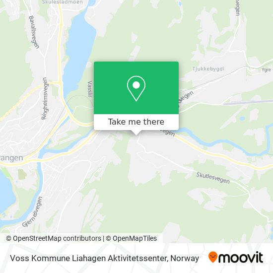 Voss Kommune Liahagen Aktivitetssenter map