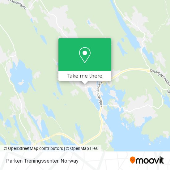 Parken Treningssenter map