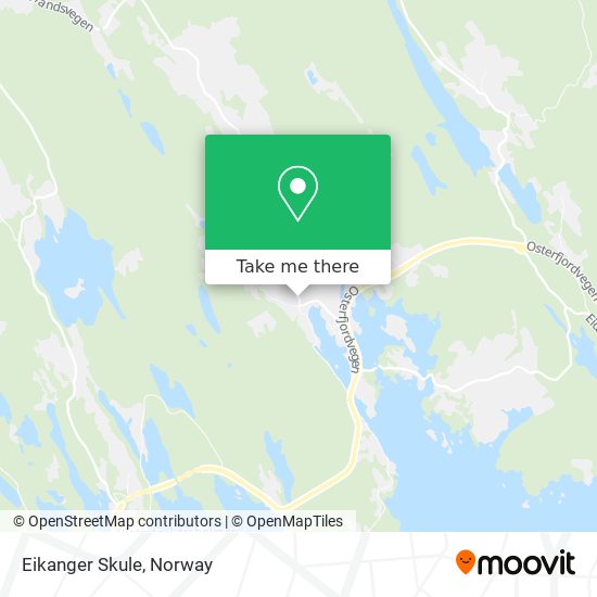 Eikanger Skule map