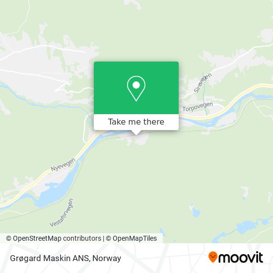 Grøgard Maskin ANS map