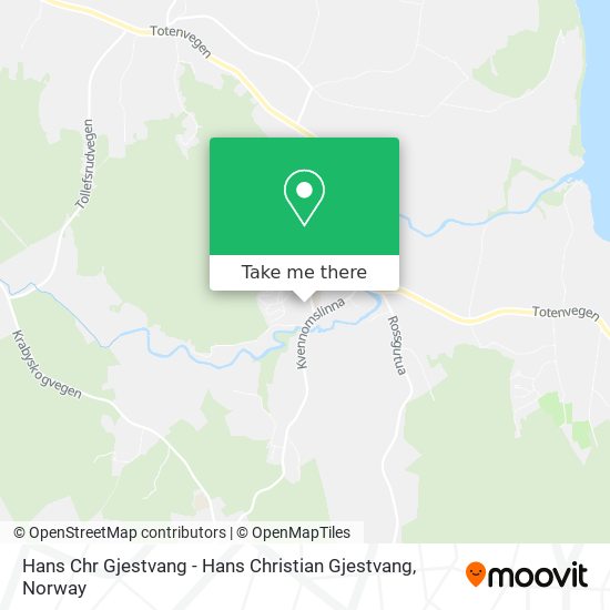 Hans Chr Gjestvang - Hans Christian Gjestvang map