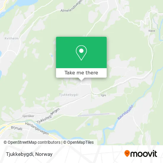 Tjukkebygdi map