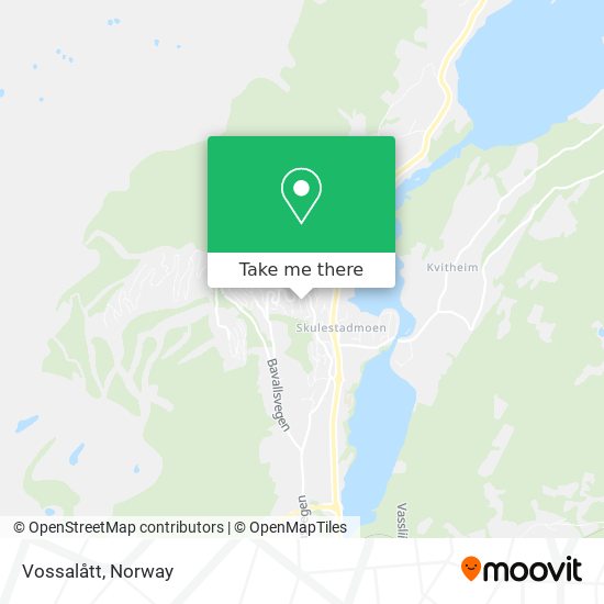 Vossalått map