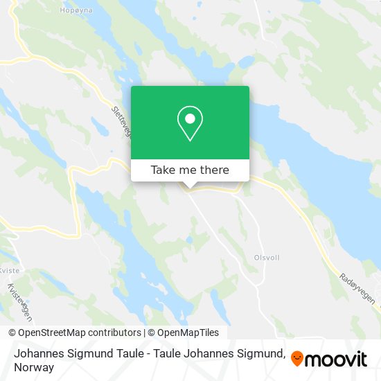 Johannes Sigmund Taule - Taule Johannes Sigmund map