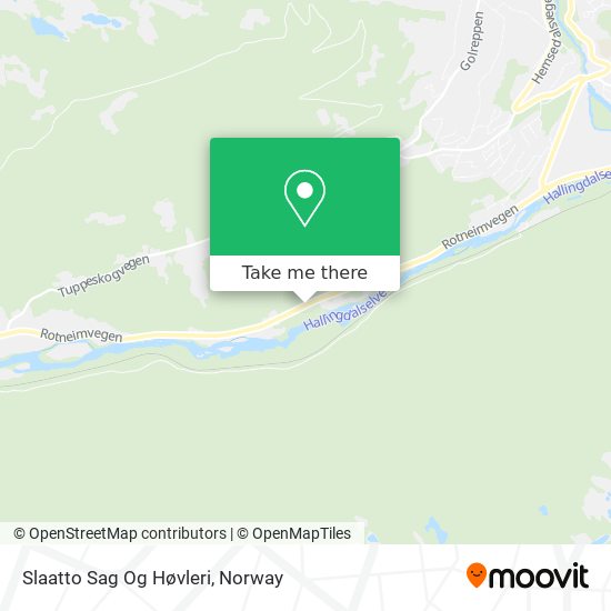 Slaatto Sag Og Høvleri map