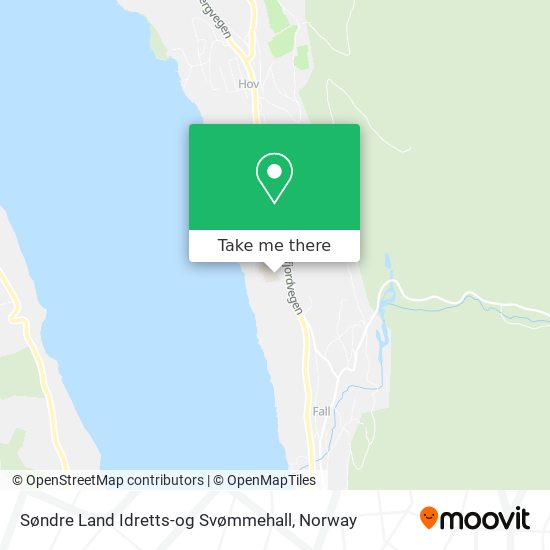 Søndre Land Idretts-og Svømmehall map