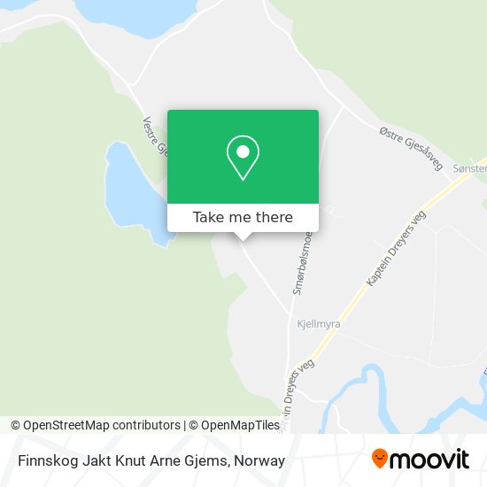 Finnskog Jakt Knut Arne Gjems map