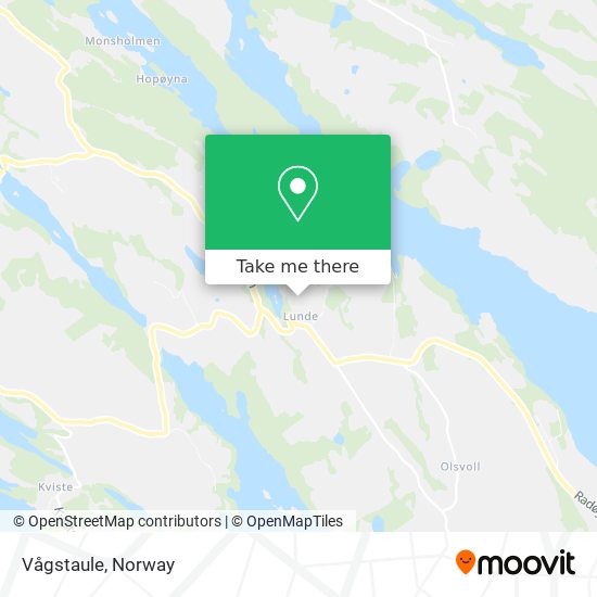 Vågstaule map