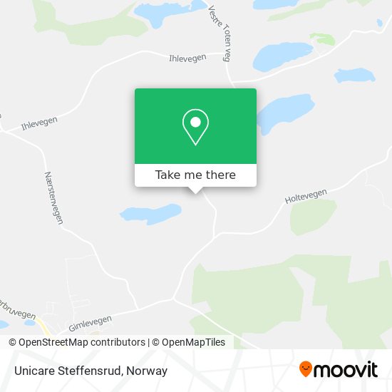 Unicare Steffensrud map