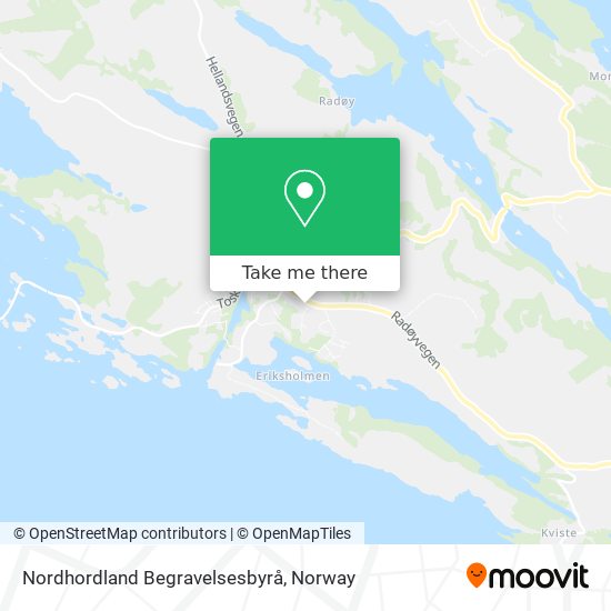 Nordhordland Begravelsesbyrå map