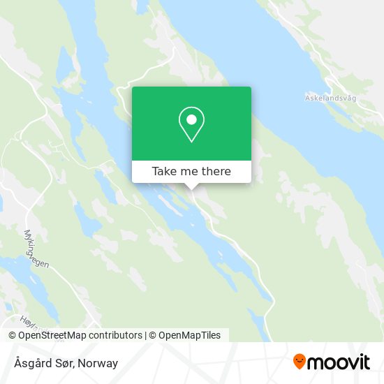 Åsgård Sør map
