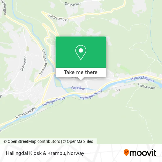 Hallingdal Kiosk & Krambu map