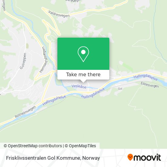 Frisklivssentralen Gol Kommune map