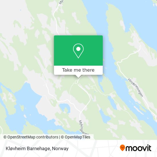 Kløvheim Barnehage map
