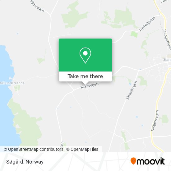 Søgård map