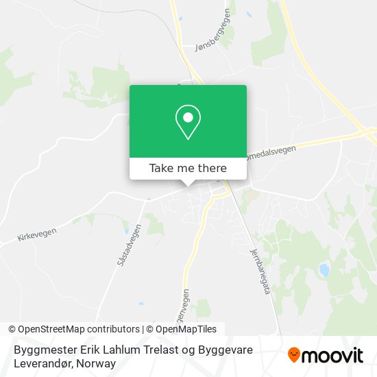 Byggmester Erik Lahlum Trelast og Byggevare Leverandør map