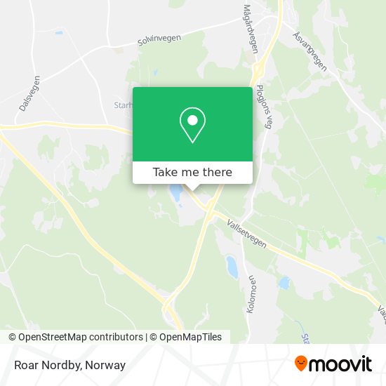 Roar Nordby map