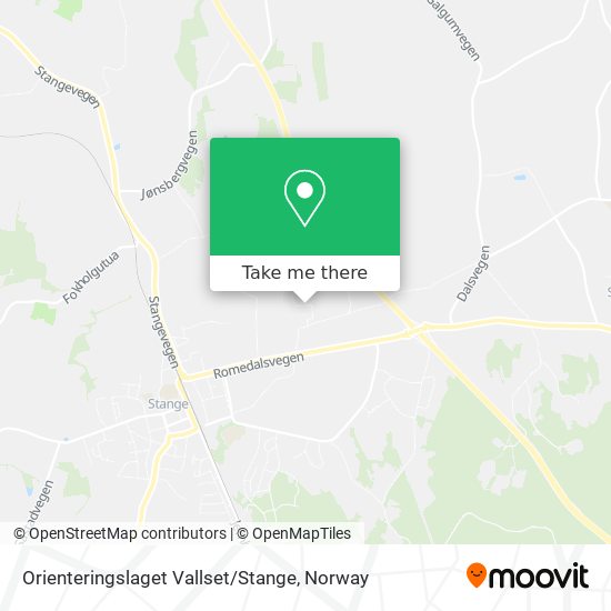 Orienteringslaget Vallset / Stange map