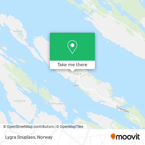 Lygra Snuplass map