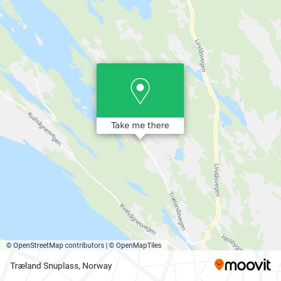 Træland Snuplass map