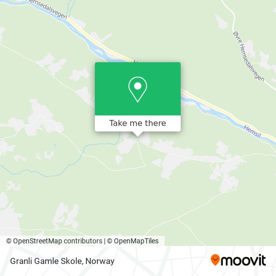 Granli Gamle Skole map