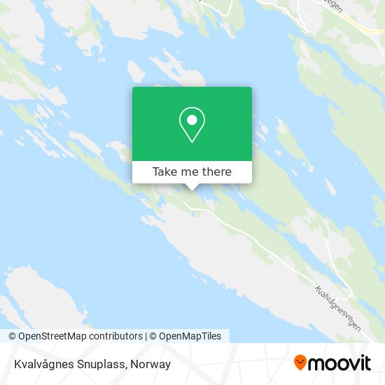 Kvalvågnes Snuplass map