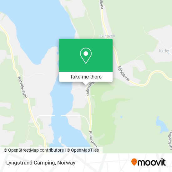 Lyngstrand Camping map