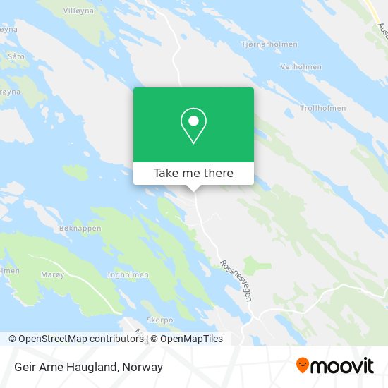 Geir Arne Haugland map