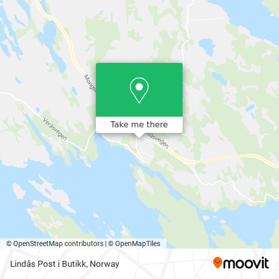 Lindås Post i Butikk map