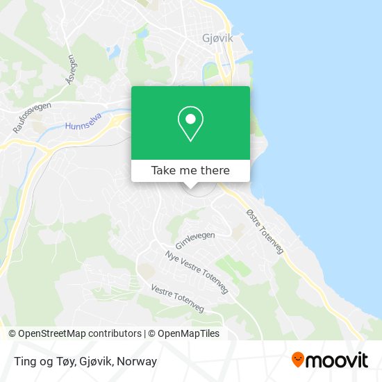 Ting og Tøy, Gjøvik map