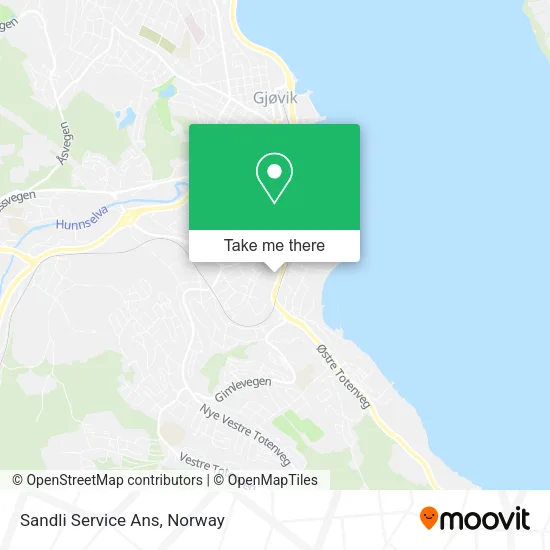 Sandli Service Ans map