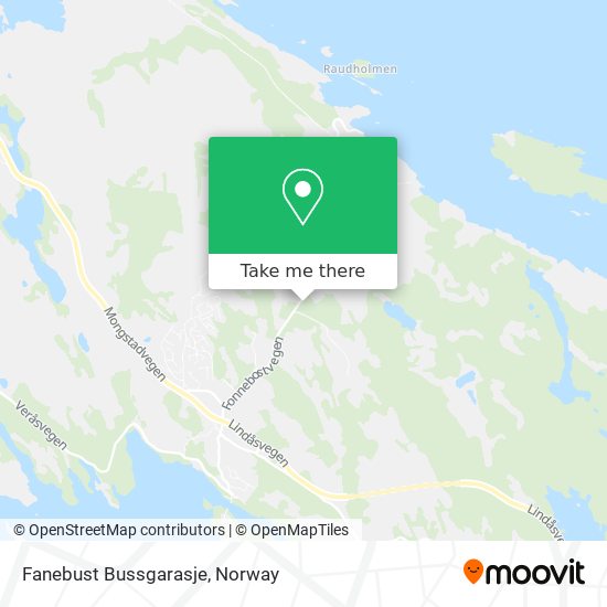 Fanebust Bussgarasje map